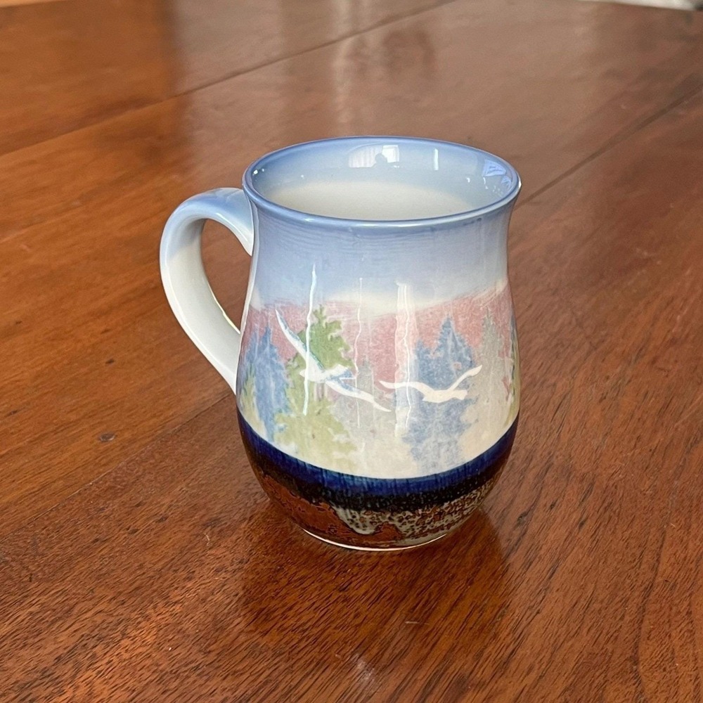 Vintage Otagiri Hand-Painted Mug